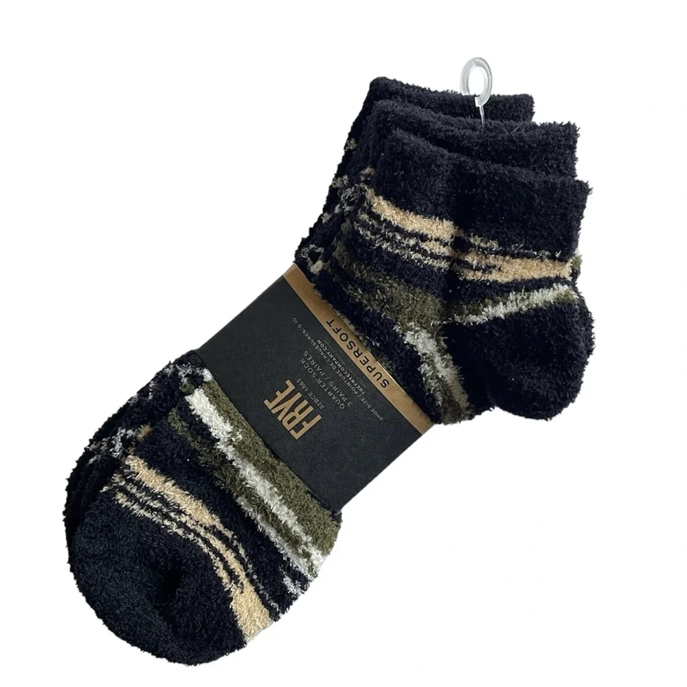 FRYE Quarter Sock Supersoft 3 Pack NWT - Picture 1 of 5